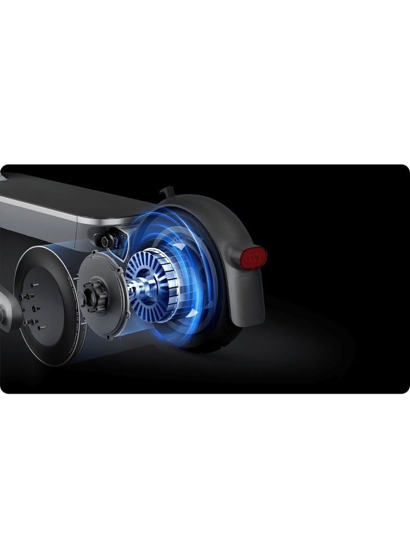 شاومي سكوتر شاومي الكهربائي 4 ألترا أسود بنظام تعليق مزدوج، سرعة قصوى تصل إلى 25 كم/ساعة | مدى بطارية طويل للغاية يصل إلى 70 كم | شاشة شاومي دوراجيل 10 بوصة - Image 4